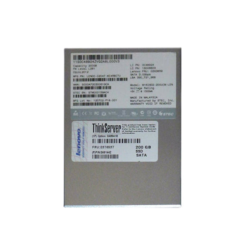03X3859-IBM 200GB 2.5 inch MLC 3Gb/s SATA Solid State Drive