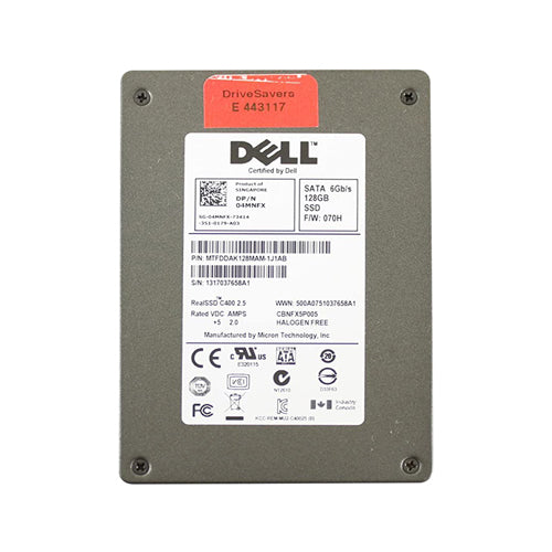 04MNFX-Dell 128GB 2.5 inch MLC 6Gb/s SATA Solid State Drive