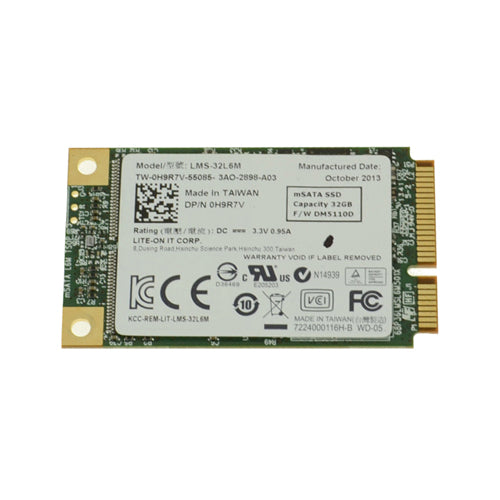 0H9R7V-Dell 32GB  MLC 6Gb/s SATA Solid State Drive