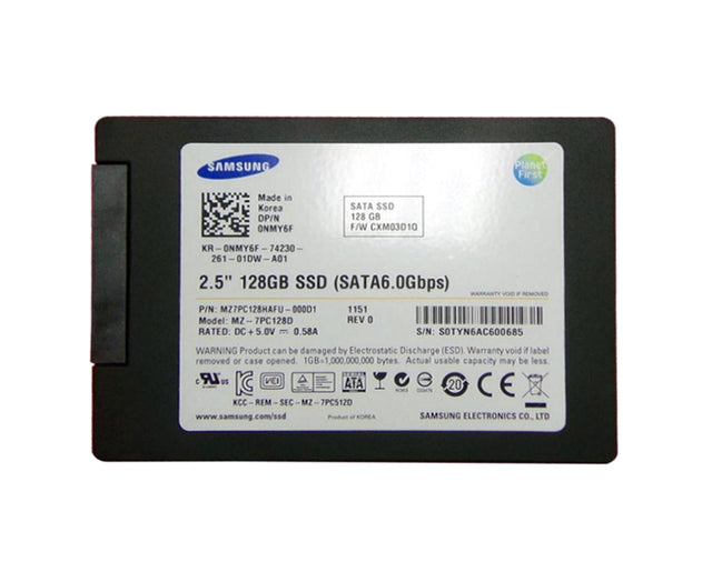 0NMY6F-Dell 128GB 2.5 inch MLC 6Gb/s SATA Solid State Drive