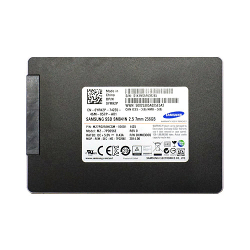 0YRK2P-Dell 256GB 2.5 inch MLC 6Gb/s SATA Solid State Drive