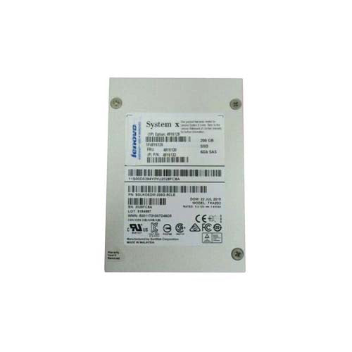 49Y6133-IBM 200GB 2.5 inch MLC 6Gb/s SAS Solid State Drive