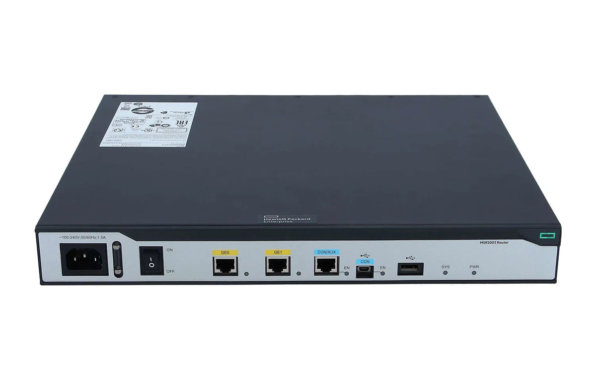 JG411AR#ACF - HPE FlexNetwork MSR2000 Series MSR2003 2 x RJ-45 WAN ...