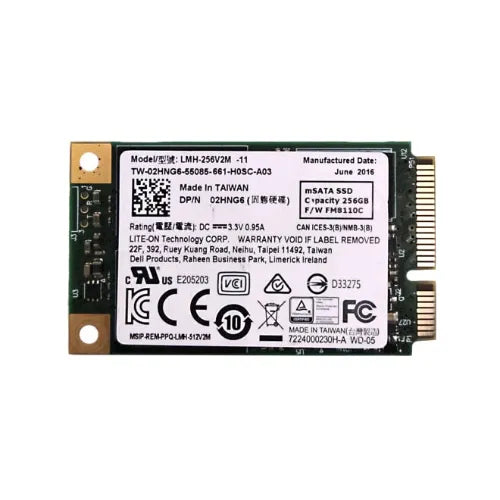 LMH-256V2M-1-Dell 256GB  MLC 6Gb/s SATA Solid State Drive