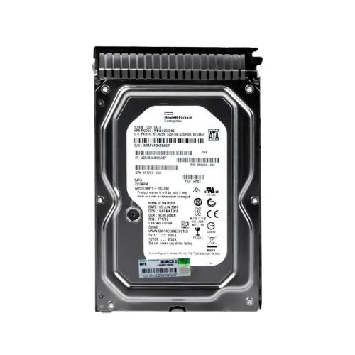 MB0500GCEHE-RFB - HP 500GB 7200RPM SATA 6Gb/s (512n) LFF Hot-Pluggable 3.5-inch Midline Hard Drive with Smart Carrier for Gen8 to Gen9 ProLiant Server
