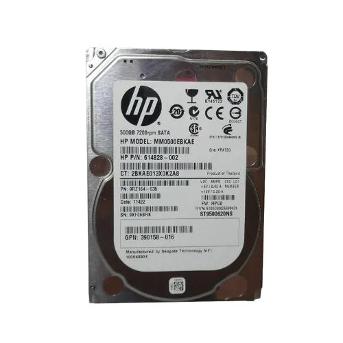 MM0500EBKAE-GEN - HP 500GB 7200RPM SATA 3Gb/s SFF Hot-Pluggable 2.5-inch Midline Hard Drive for Gen1 to Gen7 ProLiant Server