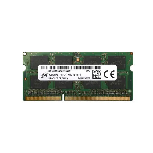MT16KTF1G64HZ-1G9P1-GEN - Micron 8GB DDR3-1866MHz PC3-14900 Non-ECC Unbuffered CL13 204-Pin SODIMM 1.35V Dual Rank Memory Module
