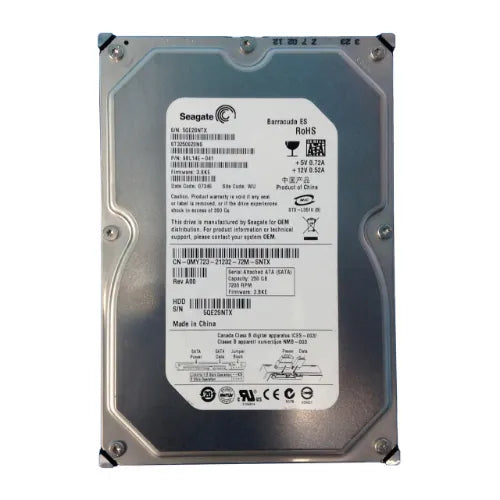 MY723-GEN - Dell 250GB 7200RPM SATA 3Gb/s 16MB Cache 3.5-Inch Hard Drive