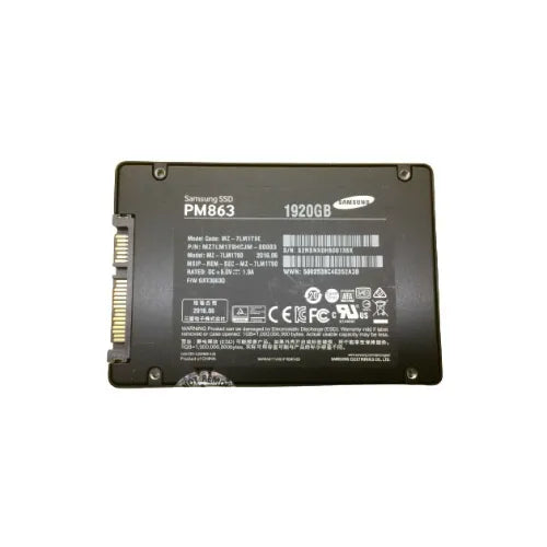 MZ-7LM1T90-HP-HP 1.92TB 2.5 inch TLC 6Gb/s SATA Solid State Drive