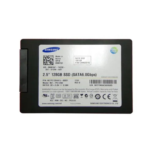 MZ7PC128HAFU-000D1-DELL-Dell 128GB 2.5 inch MLC 6Gb/s SATA SSD