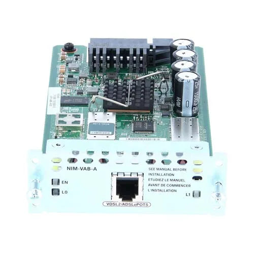 NIM-VAB-A= - Cisco 1 x Port VDSL2/ADSL2+ NIM Over POTS with Annex A