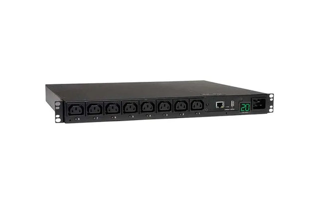 PDUMH20HVNET - Tripp Lite power distribution unit (PDU) 8 AC outlet(s) 1U Black