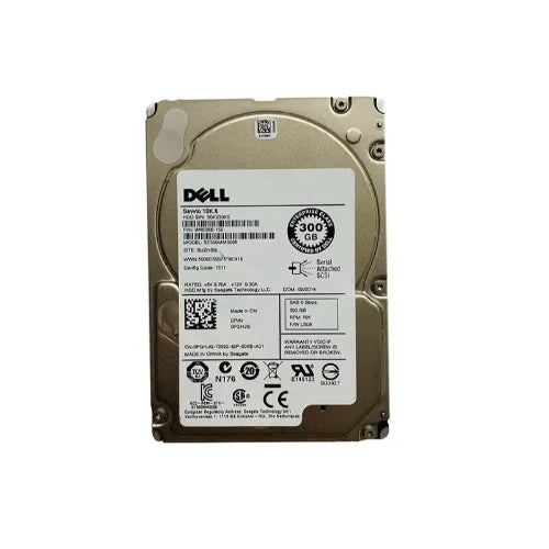 PGHJG-GEN - Dell 300GB 10000RPM SAS 6Gb/s 2.5-Inch Hard Drive