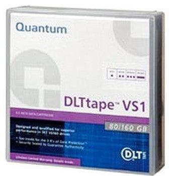 Quantum - MR-V1MQN-01 - 80GB(Native) / 160GB(Compressed) DLT VS1 1/2-inch Tape Media Cartridge (5-Pack) - Orange Hardwares