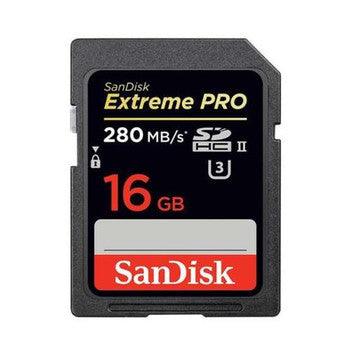 SanDisk - SDSDXPB-016G-A46 - Extreme Pro 16GB Class 3 SDHC UHS-II Flash Memory Card - Orange Hardwares