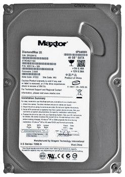 Seagate - 9DR11A-326 - 40GB 7200RPM SATA 3.0 Gbps 3.5 2MB Cache DiamondMax 20 Hard Drive" - Orange Hardwares