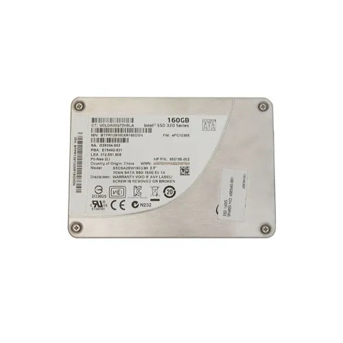 SSDSA2BW160G3H-1-Intel 160GB 2.5 inch MLC 3Gb/s SATA SSD