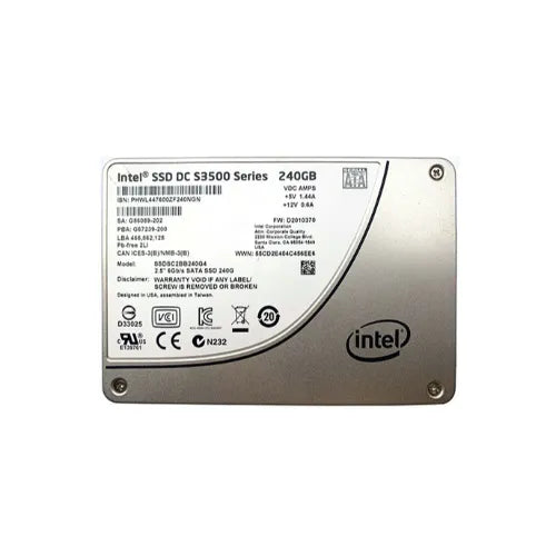SSDSC2BB240G4-GEN-Intel 240GB 2.5 inch MLC 6Gb/s SATA SSD