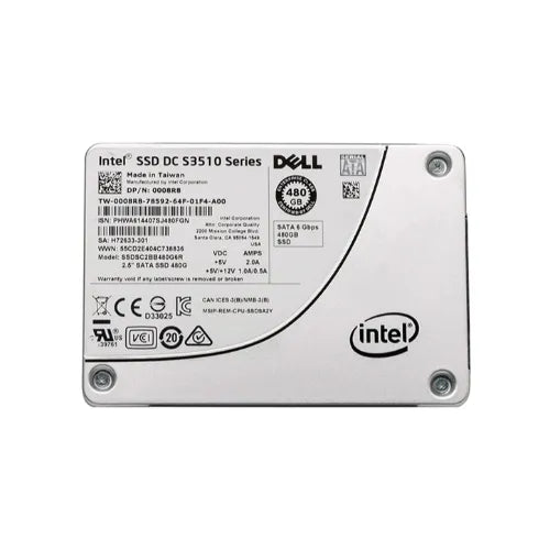 SSDSC2BB480G6R-DELL-Dell 480GB 2.5 inch MLC 6Gb/s SATA SSD