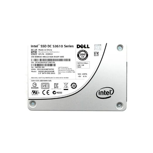 SSDSC2BG200G4R-DELL-Dell 200GB 2.5 inch MLC 6Gb/s SATA SSD