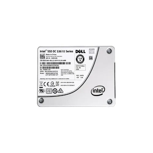 SSDSC2BX016T4R-DEL-Dell 1.6TB 2.5 inch MLC 6Gb/s SATA SSD