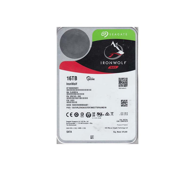 ST16000VN001 - Seagate 16TB 7200RPM SATA 6Gb/s 3.5-Inch Hard Drive