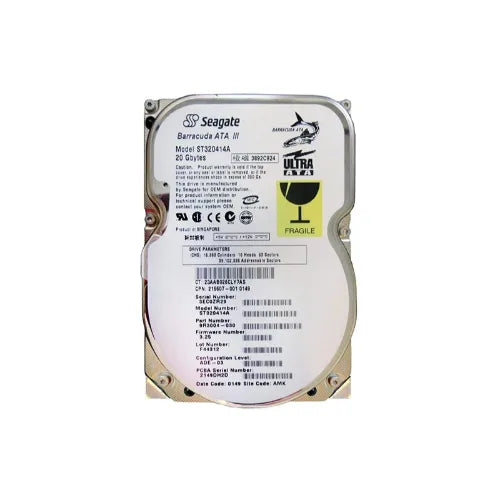 ST320414A-1 - Seagate BarraCuda 20GB 7200RPM IDE Ultra ATA/100 (ATA-6) 2MB Cache 3.5-Inch Hard Drive