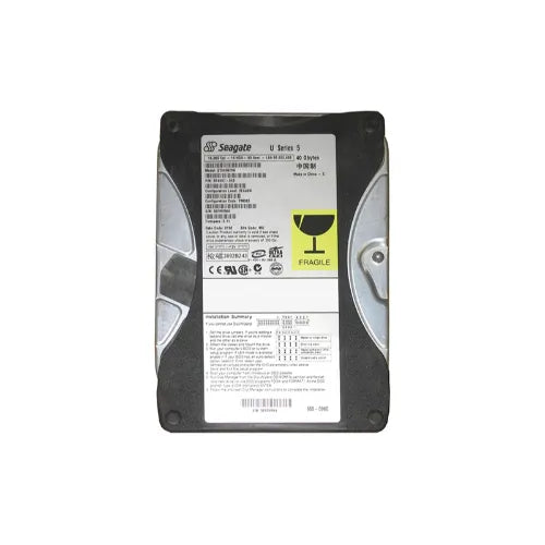 ST340823A-1 - Seagate U5 Series 40GB 5400RPM IDE Ultra ATA/100 (ATA-6) 512KB Cache (CE) 3.5-Inch Hard Drive