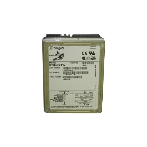 ST34371W-1 - Seagate BarraCuda 4LP Series 4.2GB 7200RPM Wide Ultra SCSI 512KB Cache (CE) 68-Pin 3.5-Inch Hard Drive