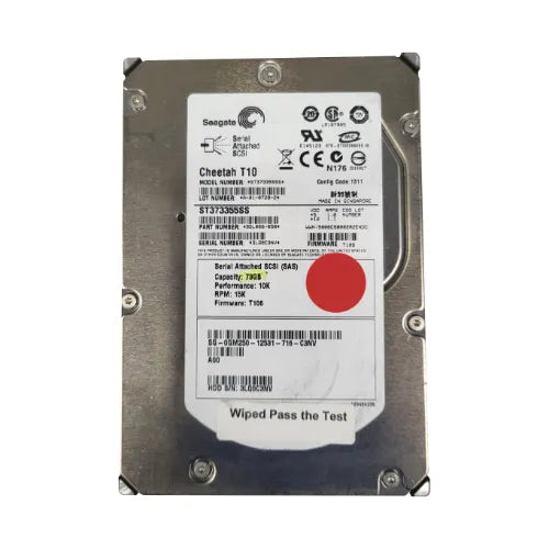 Cheetah T10 Series 73GB 15000RPM SAS 3Gb/s 16MB Cache CE 3.5-Inch Hard Drive