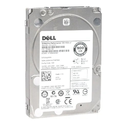 ST900MM0007-HP - HP 900GB 10000RPM SAS 6Gb/s Hot-Pluggable 4MB Cache SFF 2.5-Inch Hard Drive