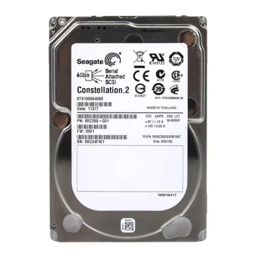 ST91000640SS-1 - Seagate Constellation.2 Series 1TB 7200RPM SAS 6Gb/s 64MB Cache (CE) 2.5-Inch Hard Drive
