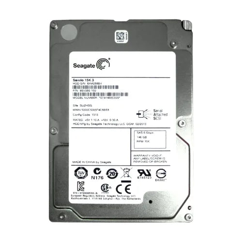 ST9146853SS-DELL - Dell 146GB 15000RPM SAS 6Gb/s 2.5-Inch Hard Drive