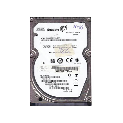 Momentus 5400.6 Series 250GB 5400RPM SATA 3Gb/s 8MB Cache 512 2.5-Inch Hard Drive