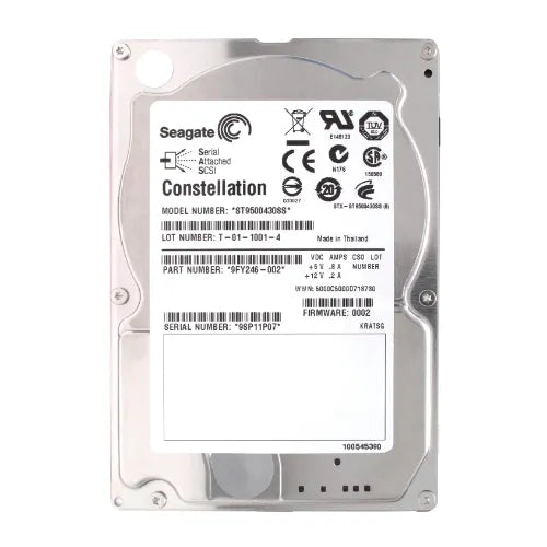 ST9500430SS-GEN - Seagate Constellation 500GB 7200RPM SAS 6Gb/s 16MB Cache (CE) 2.5-Inch Nearline Hard Drive