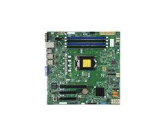 Supermicro - X11SCL-F - Socket LGA1151 Intel C242 Chipset Micro-ATX System Board Motherboard Supports Core i3/Pentium/Celeron DDR4 4x DIMM - Orange Hardwares