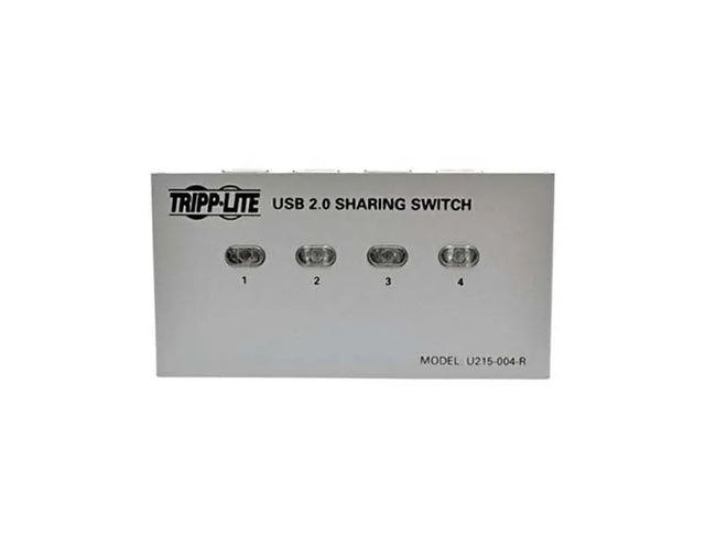 U215-004-R - Tripp Lite interface hub USB 2.0 480 Mbit/s Silver