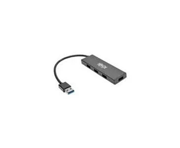 U360-004-SLIM - Tripp Lite interface hub USB 3.2 Gen 1 (3.1 Gen 1) Type-A 5000 Mbit/s Black