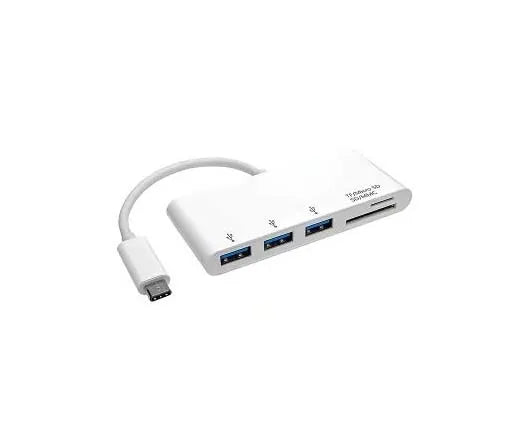 U460-003-3AM - Tripp Lite interface hub USB 3.2 Gen 2 (3.1 Gen 2) Type-C 5000 Mbit/s White