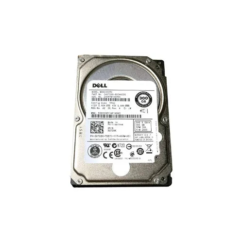 U706K-GEN - Dell 300GB 10000RPM SAS 6Gb/s 2.5-Inch Hard Drive