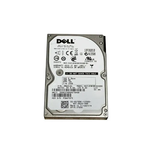 U709K-GEN - Dell 300GB 10000RPM SAS 6Gb/s 2.5-Inch Hard Drive