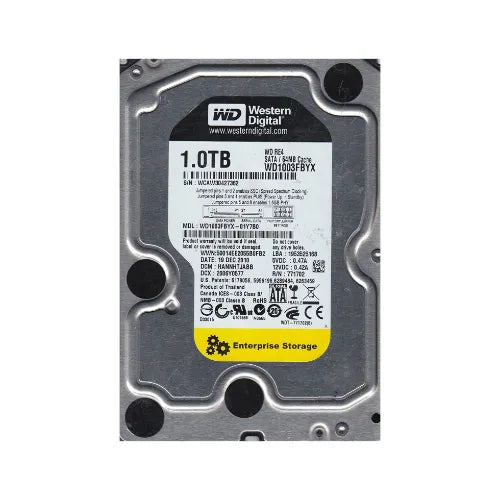 WD1003FBYX-01Y7B0-DEL - Dell RE4 1TB 7200RPM SATA 3Gb/s 64MB Cache 3.5-Inch Hard Drive