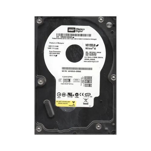WD1200JB-00REA0-1 - Western Digital Caviar 120GB 7200RPM EIDE 8MB Cache (512) 3.5-Inch Hard Drive