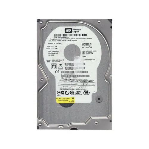 WD1200JS-22NCB1-1 - Western Digital Caviar SE 120GB 7200RPM SATA 3Gb/s 8MB Cache 7-Pin 3.5-Inch Hard Drive