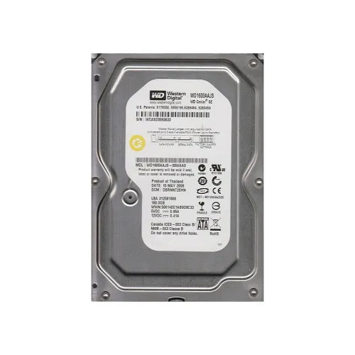 WD1600AAJS-00WAA0-1 - Western Digital Caviar Blue 160GB 7200RPM SATA 3Gb/s 8MB Cache 3.5-Inch Hard Drive