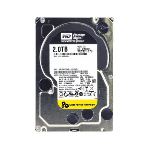 WD2001FYYG-RFB - Western Digital RE DC 2TB 7200RPM SAS 6Gb/s 32MB Cache 3.5-Inch Hard Drive