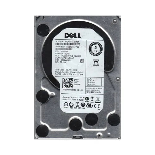 WD2003FYYS-18W0B0-DELL - Dell RE4 2TB 7200RPM SATA 3Gb/s 64MB Cache (RoHS) 3.5-Inch Enterprise Hard Drive
