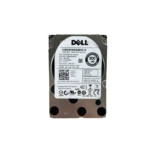 WD300BKHG-18A29V0-DELL - Dell 300GB 10000RPM SAS 6Gb/s Hot-Swappable 2.5-Inch Hard Drive
