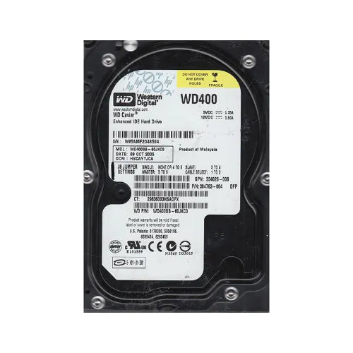 WD400BB-60JKC0-1 - Western Digital Caviar 40GB 7200RPMEIDE 2MB Cache (512) 3.5-Inch Hard Drive