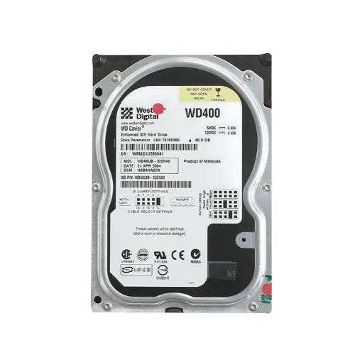 WD400JB-32ENA0-1 - Western Digital Caviar SE 40GB 7200RPM EIDE 8MB Cache (512) 3.5-Inch Hard Drive